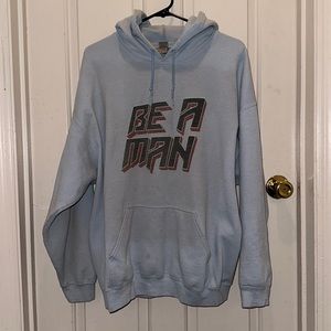 Blue Be A Man Sweatshirt